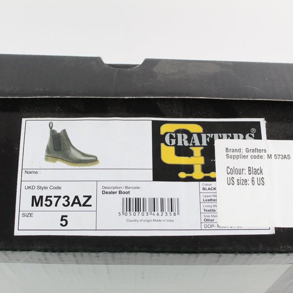 Grafters Women's Dealer Boot - Black 6M - Picture 6 of 7